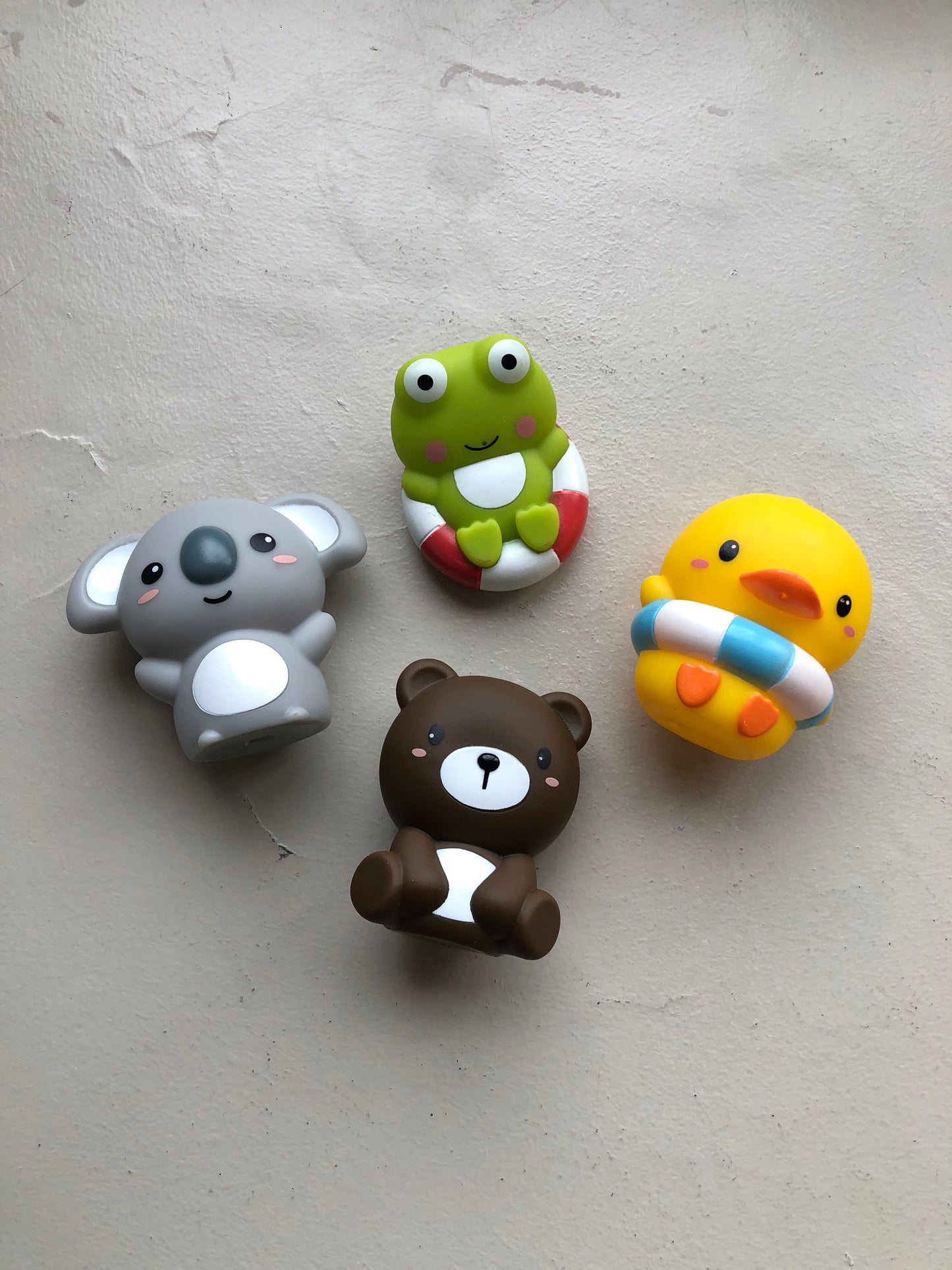 Cute Animal Bath Toy Set