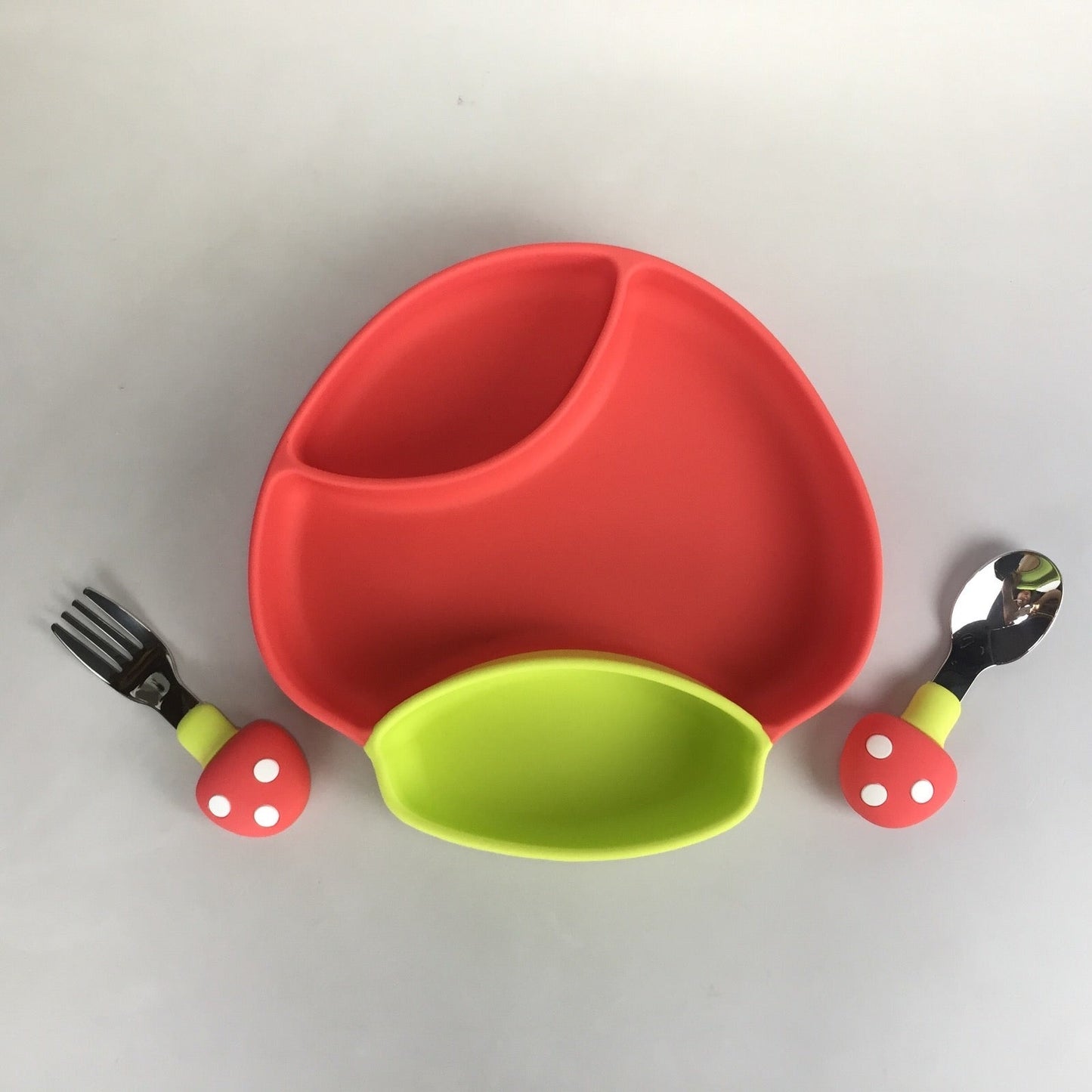 Silicone Mushroom Design Feeding Set