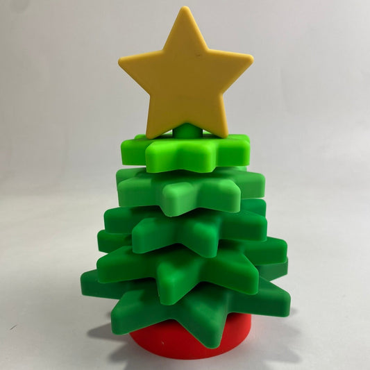 Silicone Christmas Tree Stacking Toy