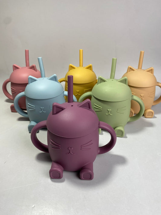 Silicone Sitting Kitty Design Cup