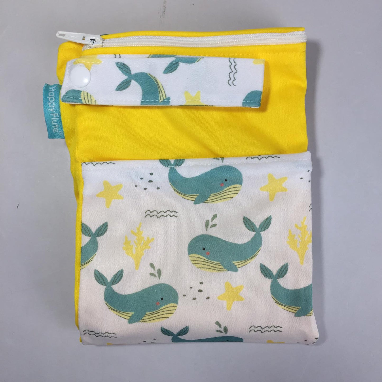 Waterproof Travel Baby Diaper Wet Dry Bag with Snap Handle 30x40cm
