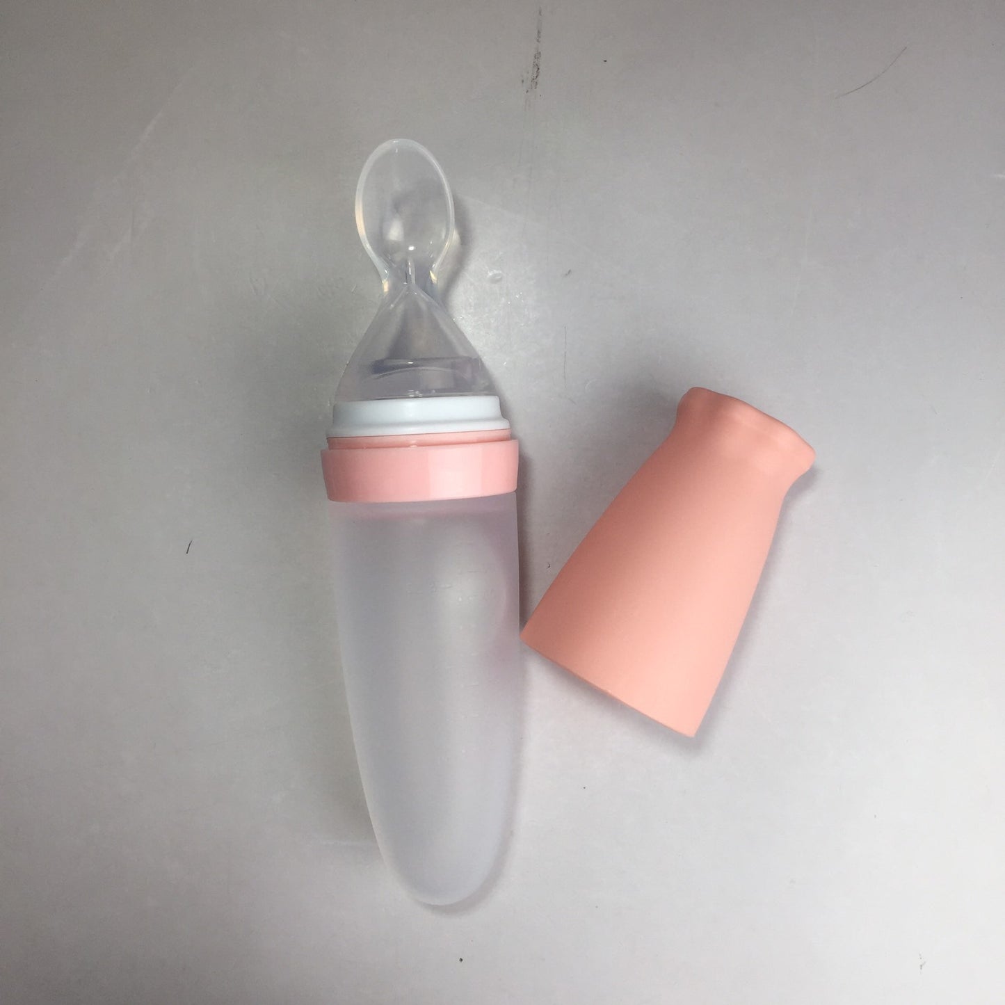 Silicone Easy Squeeze Baby Food Spoon Feeder